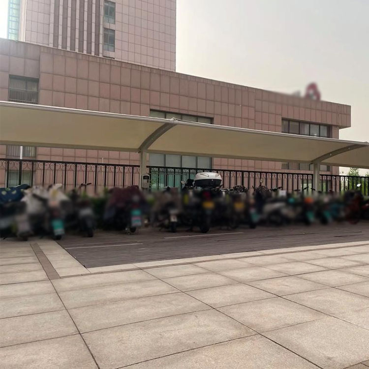 宽甸膜结构电动车棚