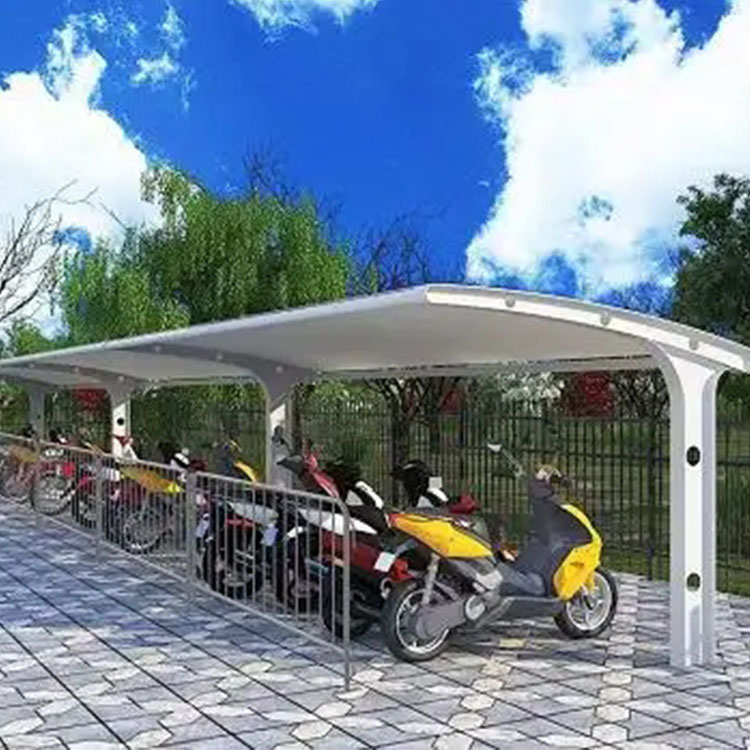 宽甸膜结构电动车棚