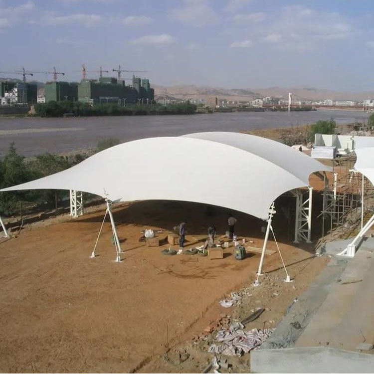 宽甸膜结构汽车棚